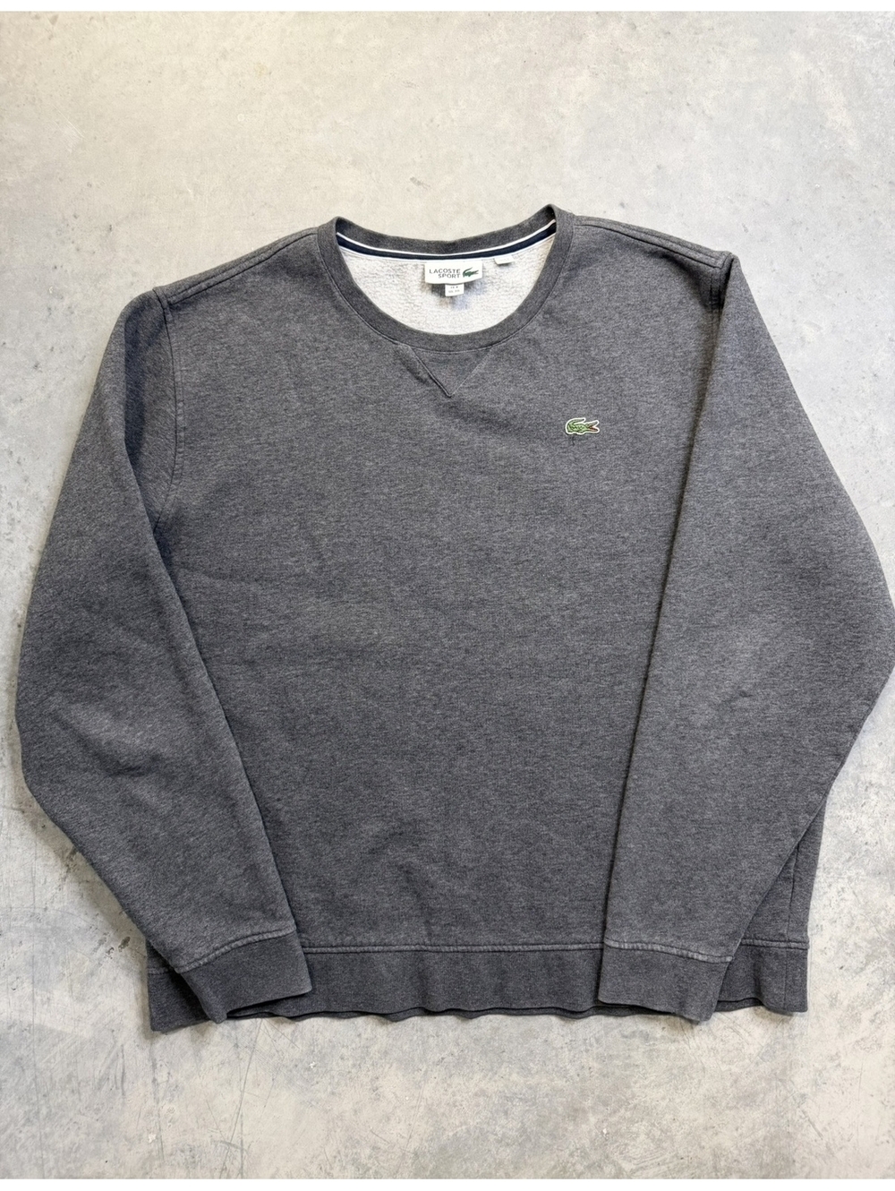 Lacoste Sport Gray Crewneck Sweatshirt 3XL